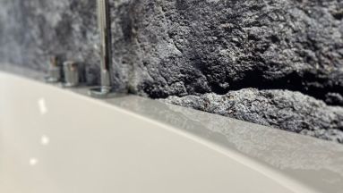 graues Natursteindesign