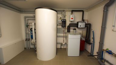 Solewärmepumpe mit Hygienespeicher